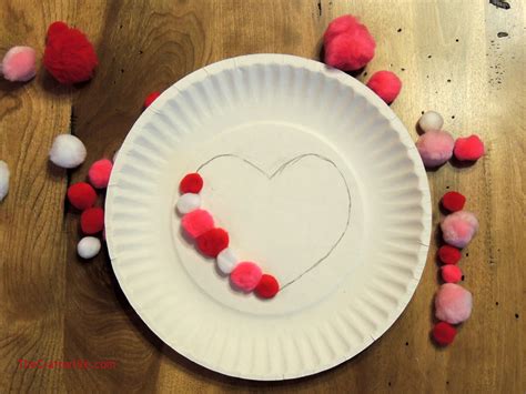 Paper Plate Valentines Day Craft The Crafter Life