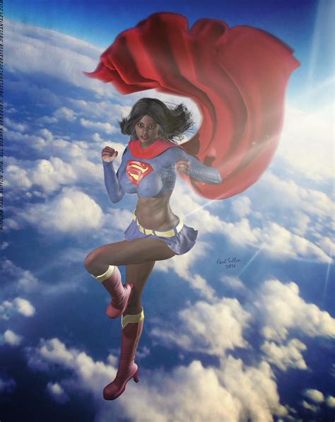 Earth D African American Supergirl Assault By Devilishlycreative On