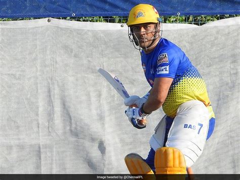 Ipl 2020 Ms Dhoni Hits The Nets Chennai Super Kings Say Its All In
