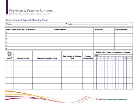 Free Project Planner Template Excel Clicksgulf