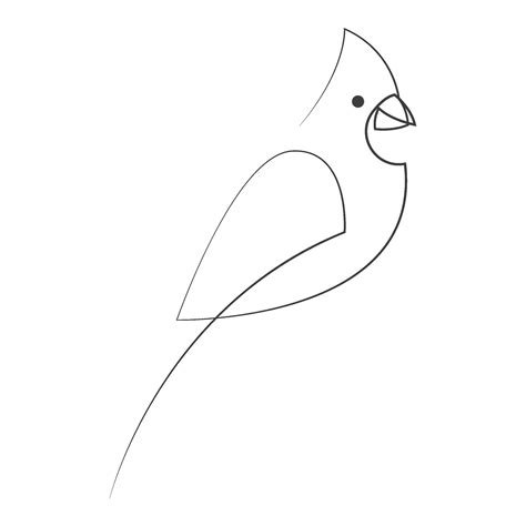 Oneline Bird Art By Addillum In 2021 Line Art Tattoos Red Cardinal