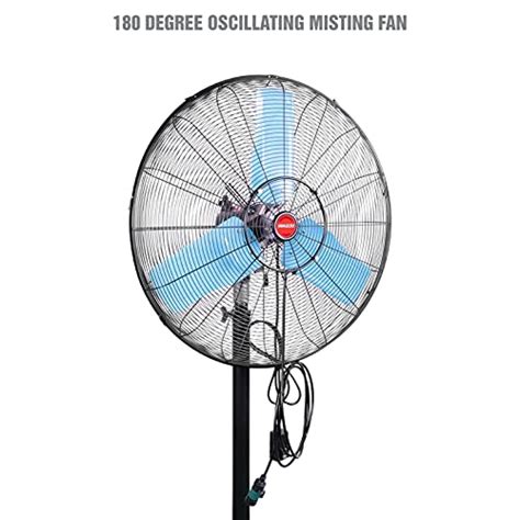 Oemtools 23979 30 Oscillating Pedestal Misting Fan Outdoor Fan With