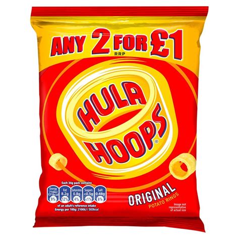 Clearance Hula Hoops Original 34g Approved Food