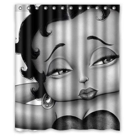 Custom Betty Boop Mildewresistant Antibacterial Waterproof Shower Curtain 60 X 72 Check This