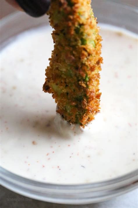 Avocado Fries With Lime Dipping Sauce Air Fryer Or Oven Recipe