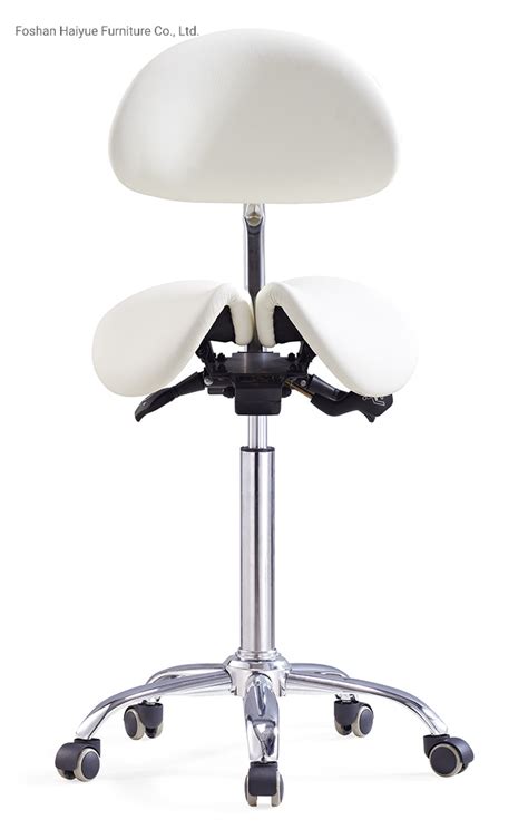 Ergonomic Swivel Adjustable Dental Saddle Stool Medical Chair With
