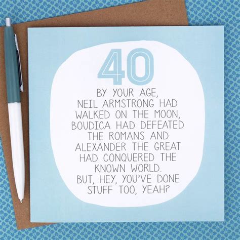 But so do fallen arches, rheumatism, faulty eyesight, and the tendency to tell a story to the same person, three or four times. Happy 40th Birthday Meme - Funny Birthday Pictures with Quotes