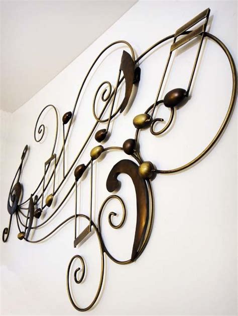 Top 20 Of Metal Music Notes Wall Art