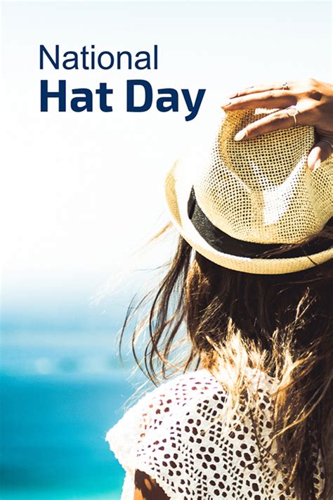 National Hat Day Blog Graphic Large Template Visme