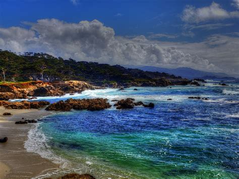 Monterey Bay Coastline Free Stock Photo Public Domain Pictures