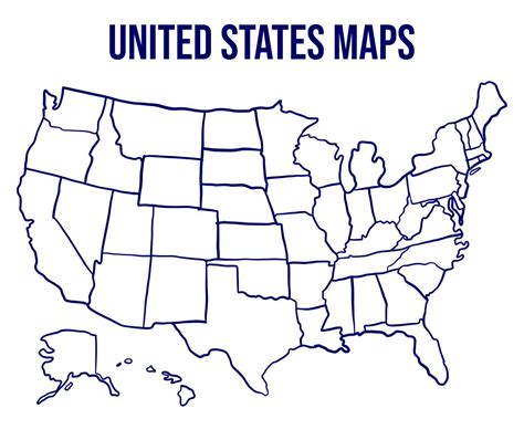 United States Map Printable Ruby Printable Map