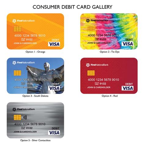 New Debit Card Designs The First National Bank In Sioux Falls