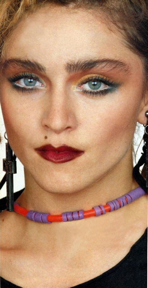 Madonna age hands face young gap hand between looking wrinkled contrast plastic madonnas makeup fight surgery ufc she aceshowbiz instagram. Madonna | Madonna 80s, 1980s makeup