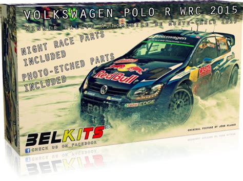 Bel010 Belkits 124 フォルクス ワーゲン ポロ R Wrc モンテカルロ 2015 Winner Sオジェjイン