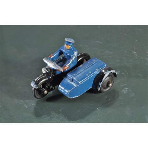 Dinky Toys Gb 43b Rac Motorcycle Patrol And Sidecar