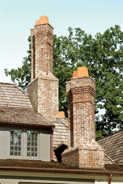 New House Gets A 19th Century Makeover Brick Chimney Chimney Design