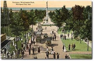 Washington Park Entrance Michigan City Indiana 1916 Post Flickr