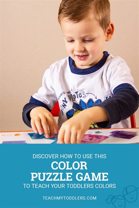 Color Games For Toddlers Printable Color Puzzles Teach My Toddlers