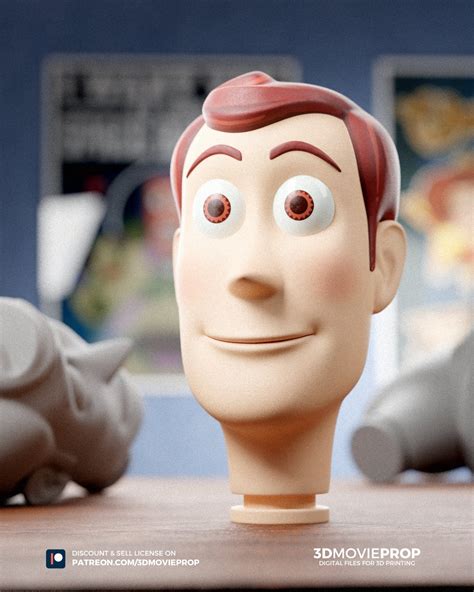Woody Head Toy Mode 100 Movie Accurate 3d Printable Files Etsy