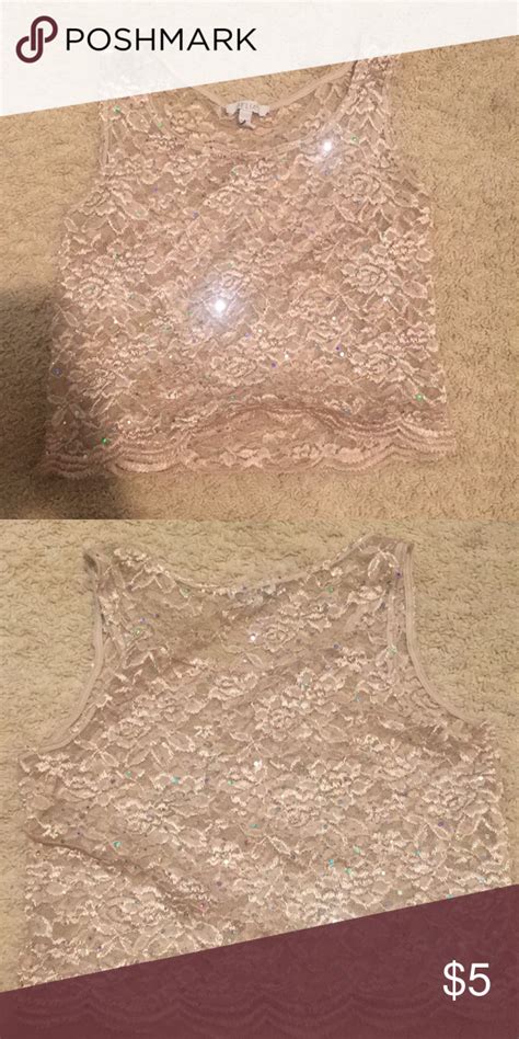 Delias Sparkly Gold Tank Delias Tank Gold