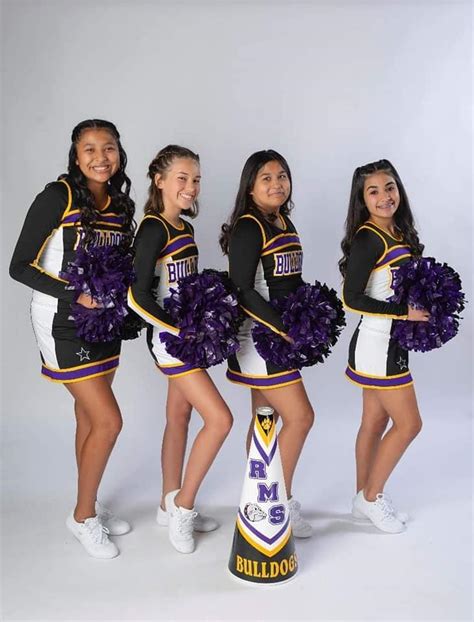 Cheerleading Bulldog Sports Riverside Middle School