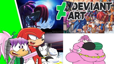 Knuckles And Julie Su Look Up Themselves On Deviantart Part 2 Youtube