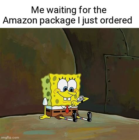 Spongebob Waiting In The Mailbox Memes Imgflip