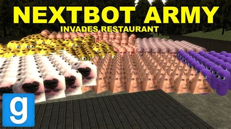 Nextbots Invade Restaurant Garrys Mod Sandbox Youtube