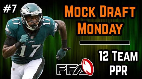 In addition to picking draft prospects, you can also offer and make trades with the simulated teams. 2018 Fantasy Football Mock Draft - 12 Team PPR - YouTube