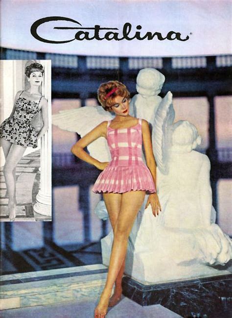 The Nifty Fifties Catalina Swimwear Advertisement 1959 Vintage