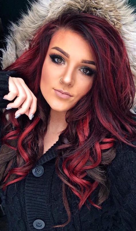 love this red stacy long hair styles hair color highlights hair styles
