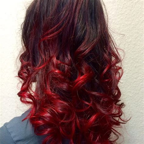 Ombre Red Hair Color Ideas Theplugdesign
