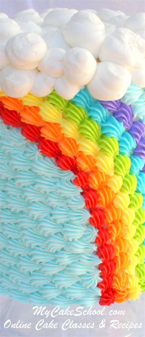 St Patricks Day~ Buttercream Rainbow Tutorial~ Cupcakes Decoration