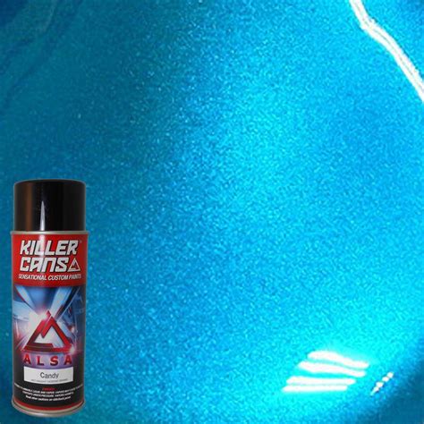 Alsa Refinish 12 Oz Candy Turquoise Killer Cans Spray Paint Kc T The