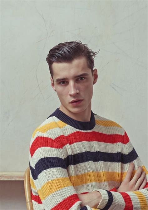 Adrien Sahores By Karim Sadli De Fursac Male Model Top Hairstyles For Men Knitwear
