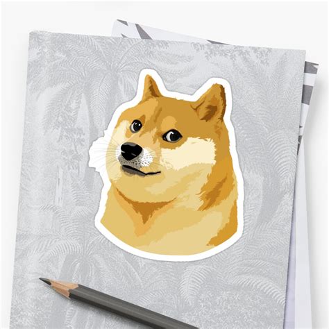 Doge Stickers By Renegadeforks Redbubble