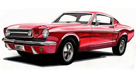 Ford Mustang Drawing At Getdrawings Free Download