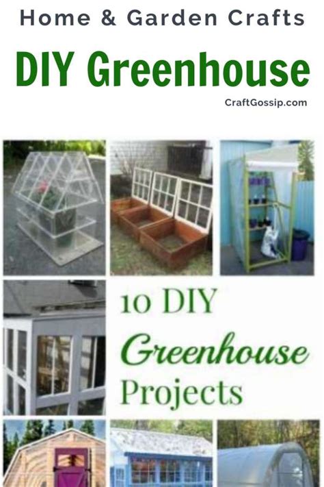 10 Diy Greenhouse Projects Home And Garden