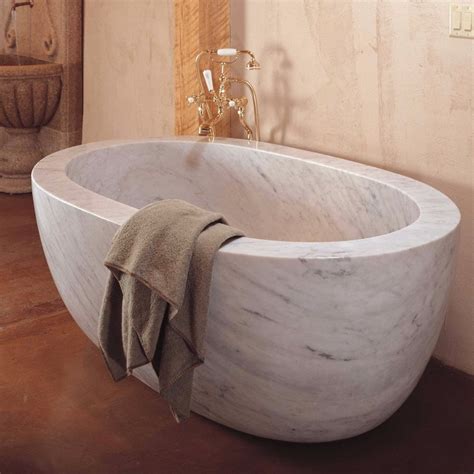 Oval Bathtub Stone Forest — Schmidt Gallery Design