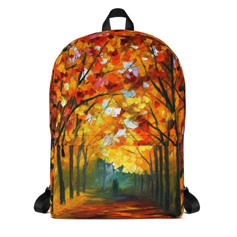 Backpack With Print Of The Painting Farewell To Autumn — Palette Knife