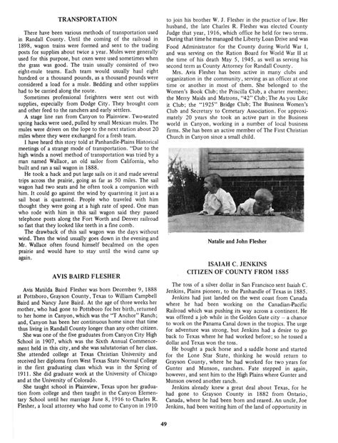 The Randall County Story From 1541 To 1910 Page 49 The Portal To