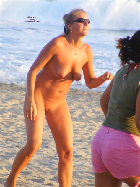 Full Frontal Nude Hottie Plays Beach Volley Ball April Voyeur Web