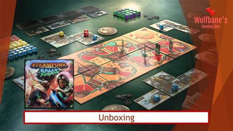 steampunk rally fusion atomic deluxe edition [board game] unboxing youtube