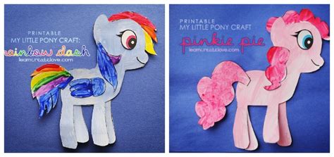 11 Super Cute and Fun My Little Pony Crafts & Activities!