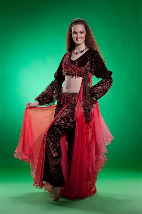 Belly Dancer Stock Image Image Of Arabic Action Accessories 12616133