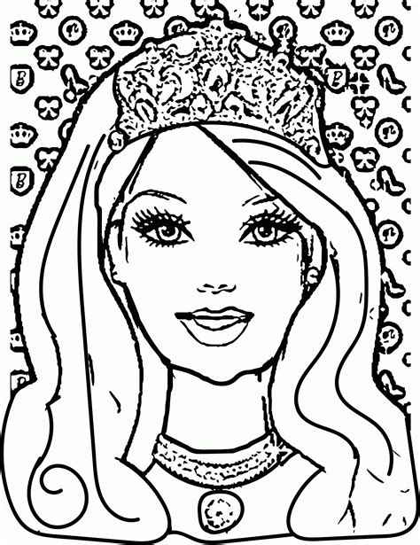 Barbie Coloring Sheets Pdf Coloring Home