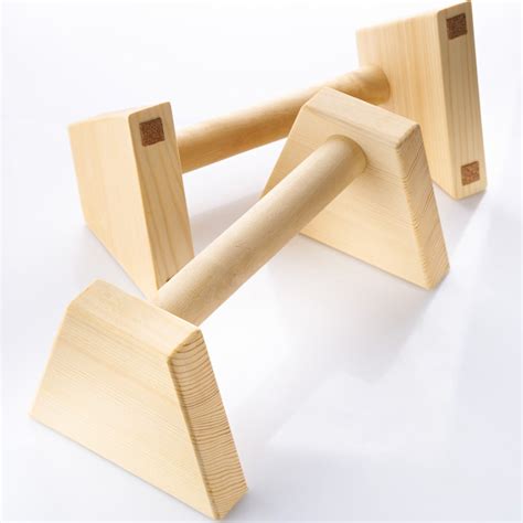 Wooden Parallettes Bars For Calisthenics Gymnastics Yoga Push Etsy