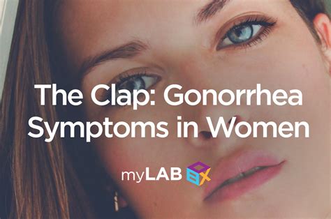 the clap gonorrhea symptoms in women at home std test std testing mylab box