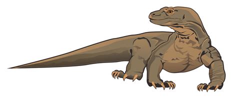 Komodo Dragon Clipart | Free download on ClipArtMag png image