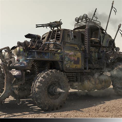 Artstation Rs 3d Post Apocalyptic Vehicle Rocksalt Interactive